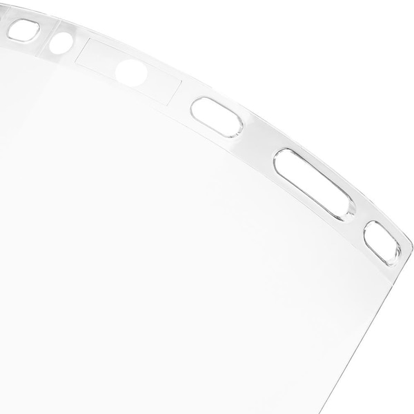 Universal Series Polycarbonate Face Shield Window, 9 in x 15 in x .060 in, Unbound- Clear -